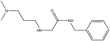 N-benzyl-2-{[3-(dimethylamino)propyl]amino}acetamide Structure