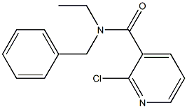 N-benzyl-2-chloro-N-ethylpyridine-3-carboxamide Structure