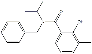 N-benzyl-2-hydroxy-3-methyl-N-(propan-2-yl)benzamide Structure