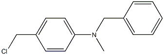 N-benzyl-4-(chloromethyl)-N-methylaniline Structure