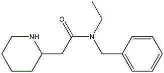 N-benzyl-N-ethyl-2-(piperidin-2-yl)acetamide 구조식 이미지