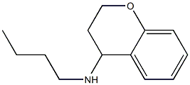 N-butyl-3,4-dihydro-2H-1-benzopyran-4-amine 구조식 이미지