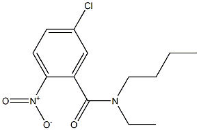 N-butyl-5-chloro-N-ethyl-2-nitrobenzamide Structure