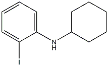 N-cyclohexyl-2-iodoaniline 구조식 이미지