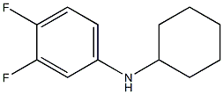 N-cyclohexyl-3,4-difluoroaniline Structure