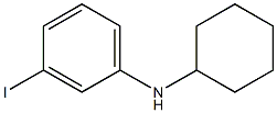 N-cyclohexyl-3-iodoaniline Structure