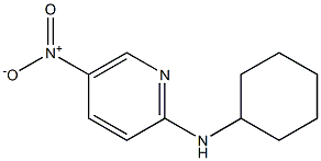 N-cyclohexyl-5-nitropyridin-2-amine 구조식 이미지