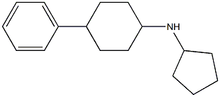 N-cyclopentyl-4-phenylcyclohexan-1-amine 구조식 이미지