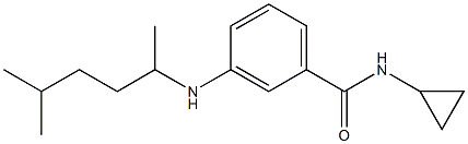 N-cyclopropyl-3-[(5-methylhexan-2-yl)amino]benzamide Structure