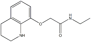 N-ethyl-2-(1,2,3,4-tetrahydroquinolin-8-yloxy)acetamide 구조식 이미지