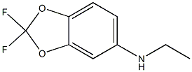 N-ethyl-2,2-difluoro-2H-1,3-benzodioxol-5-amine 구조식 이미지