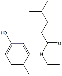 N-ethyl-N-(5-hydroxy-2-methylphenyl)-4-methylpentanamide Structure