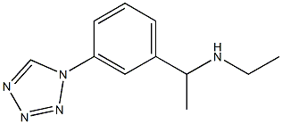 N-ethyl-N-{1-[3-(1H-tetrazol-1-yl)phenyl]ethyl}amine 구조식 이미지