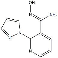 N'-hydroxy-2-(1H-pyrazol-1-yl)pyridine-3-carboximidamide Structure