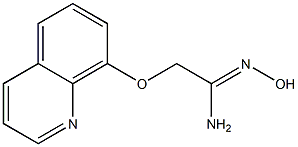 N'-hydroxy-2-(quinolin-8-yloxy)ethanimidamide Structure