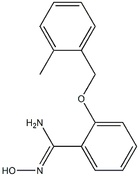 N'-hydroxy-2-[(2-methylbenzyl)oxy]benzenecarboximidamide 구조식 이미지