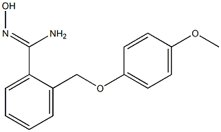 N'-hydroxy-2-[(4-methoxyphenoxy)methyl]benzenecarboximidamide Structure