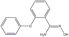 N'-hydroxy-2-phenoxybenzene-1-carboximidamide Structure