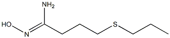 N'-hydroxy-4-(propylsulfanyl)butanimidamide 구조식 이미지