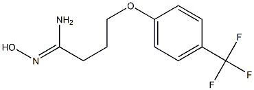 N'-hydroxy-4-[4-(trifluoromethyl)phenoxy]butanimidamide 구조식 이미지