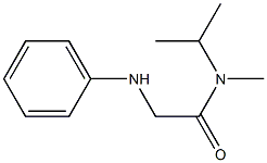 N-methyl-2-(phenylamino)-N-(propan-2-yl)acetamide Structure