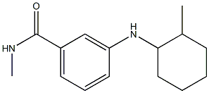 N-methyl-3-[(2-methylcyclohexyl)amino]benzamide 구조식 이미지