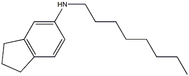 N-octyl-2,3-dihydro-1H-inden-5-amine 구조식 이미지