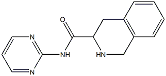 N-pyrimidin-2-yl-1,2,3,4-tetrahydroisoquinoline-3-carboxamide Structure