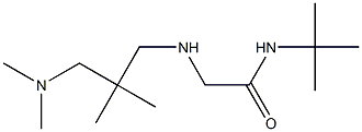 N-tert-butyl-2-({2-[(dimethylamino)methyl]-2-methylpropyl}amino)acetamide 구조식 이미지