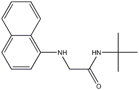 N-tert-butyl-2-(naphthalen-1-ylamino)acetamide Structure