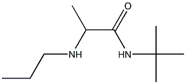 N-tert-butyl-2-(propylamino)propanamide Structure