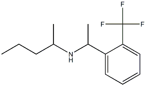 pentan-2-yl({1-[2-(trifluoromethyl)phenyl]ethyl})amine 구조식 이미지