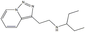 pentan-3-yl(2-{[1,2,4]triazolo[3,4-a]pyridin-3-yl}ethyl)amine 구조식 이미지