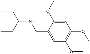 pentan-3-yl[(2,4,5-trimethoxyphenyl)methyl]amine Structure