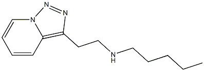 pentyl(2-{[1,2,4]triazolo[3,4-a]pyridin-3-yl}ethyl)amine 구조식 이미지