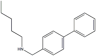 pentyl[(4-phenylphenyl)methyl]amine 구조식 이미지