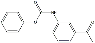 phenyl N-(3-acetylphenyl)carbamate 구조식 이미지