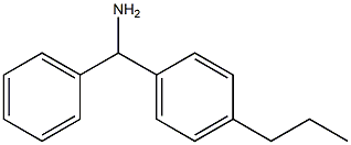 phenyl(4-propylphenyl)methanamine Structure