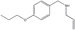 prop-2-en-1-yl[(4-propoxyphenyl)methyl]amine Structure