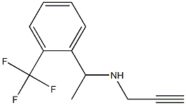 prop-2-yn-1-yl({1-[2-(trifluoromethyl)phenyl]ethyl})amine 구조식 이미지