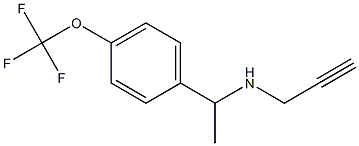 prop-2-yn-1-yl({1-[4-(trifluoromethoxy)phenyl]ethyl})amine 구조식 이미지