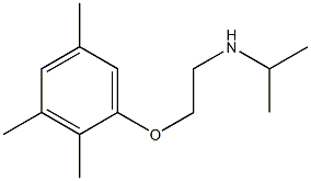 propan-2-yl[2-(2,3,5-trimethylphenoxy)ethyl]amine 구조식 이미지