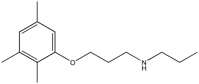 propyl[3-(2,3,5-trimethylphenoxy)propyl]amine 구조식 이미지