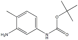 tert-butyl 3-amino-4-methylphenylcarbamate Structure