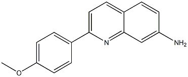 2-(4-Methoxy-phenyl)-quinolin-7-ylamine 구조식 이미지