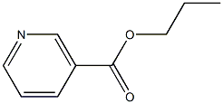 Nicotinic acid propyl ester 구조식 이미지