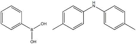 4,4'-Dimethyldiphenylamine-4-phenylboronic acid Structure