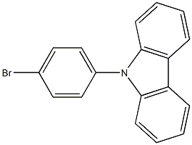 N-(4-Bromophenyl)carbazole Structure