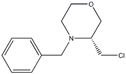 (R)-4-Benzyl-3-chloromethyl-morpholine 구조식 이미지