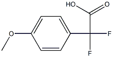 Difluoro-(4-methoxyphenyl)acetic acid Structure